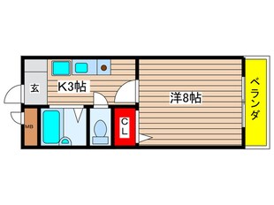 マンション表台の物件間取画像